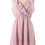 SheIn Pink Ruffled Summer Dress Photo 0