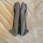 Kelsi Dagger  Grey ballet flats shoes rhinestone heart sz 7 suede leather Photo 4