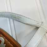Fergalicious  White Tan Thong Flat Sandals Sz 8.5 Photo 2