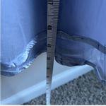 Komarov Ombre Dress with Scoop Beaded Neckline and Sheer Shoulders Tiered Large Blue Photo 6