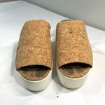 DKNY Carli Cork Open Toe Platform Sandals 9.5 Photo 3