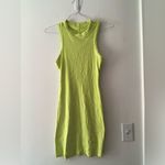 SKIMS Soft Lounge Cotton Rib Tank Dress in Daffodil Yellow Size Medium Photo 2