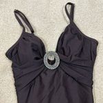 MiracleSuit Brown One Piece Beach Vacation Resortwear Adjustable Women Size 8 Photo 2