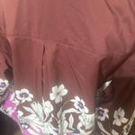 EXPRESS Portofino Shirt Bold Floral Boyfriend Button Up Long Sleeve Blouse sz XS Photo 5