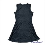 Moral Fiber NWT  Black Velvet Dress size Large Photo 2