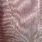 Riders By Lee  Pink and White Striped Shirt size XL long sleeve button up Photo 9