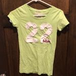 Hollister  t-shirt lime green - small Photo 0