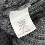 Merona Wool Rabbit Hair Cable Knit Scoop Neck Sweater Grey Women’s XL Photo 7