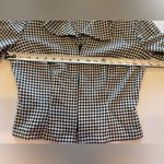 All that jazz VINTAGE ALL ABOUT JAZZ Women’s Gingham Zip Up‎ Collared Jacket Cropped Size 5/6 Photo 4
