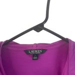 Ralph Lauren Lauren Women's Size Large Purple Pink Half Button Light Sweater Photo 3