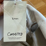 Mango Women’s off white double breasted linen blend casual pant suit Sz US 12 Photo 8