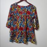 Natural Life Colorful floral tunic Floral Blouse sz s/m Photo 5