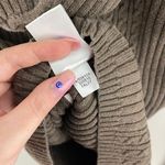 Old Navy Y2K Brown V Neck Bella Swan Elena Gilbert Fitted Stretch Sweater Hoodie Photo 7