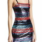 WAYF NWT  Manfi Striped Sequin Dress Size Large Photo 2