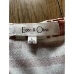 Eden & Olivia  Shirt Size Large‎ Striped Tunic Boho Peasant Hippie Preppy Photo 2