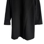 Fleurette Loro Piana Italian Wool Black Fox Fur Trim Collar Coat Size 10 Photo 6