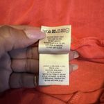 Anthropologie Maeve Women Coral Shift Dress Stretch Crew Neck Textured Design M Photo 11