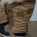 Sorel Tofino II Size 5 Waterproof Winter Snow Boots Faux Fur Tan Black apres Photo 6