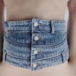 ZARA Jean Shirt Photo 2