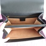 Gucci  Leopard Face Animal Print Calf Hair 90s Style Black Leather Shoulder Bag Photo 12