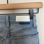 RE/DONE - 90'S High-Rise Jeans Worn Light Blue Button Fly Distressed Knee Denim Photo 5