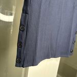 J.Crew NWT Premium Rib Side-button Top Tank Navy Blue Photo 3