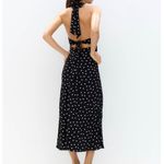 Pull & Bear Black Polka Dot Halter Dress Photo 1