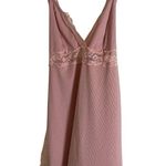 Pink Lace Trim Slip woman’s top size medium Photo 0