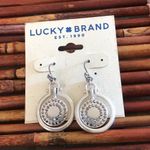 Lucky Brand Silver Tone Dangle Earrings NWT Photo 1