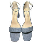 J. McLaughlin NWOT  Women’s Esme Denim Block Heels with Ankle Strap Blue Size 11 Photo 1