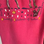 Vintage Deer‎ Nature Graphic Sweatshirt L 90s Outdoors Cozy Cottagecore Pink Size L Photo 7