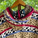 Kenzo Women's Colorful Animal Print Hooded Cardigan Size 44 (U.S. 10) RARE Photo 4