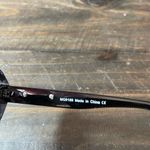 Boutique Black and Gold Roses Oversized Sunglasses with Gradient Lenses Photo 3