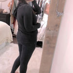 Zelos size medium black hooded athletic sweatshirt Photo 2