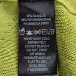 Kenar Womens Cardigan Size S Moss Green Silk Blend Knit Open Front 3/4 Sleeve Photo 7