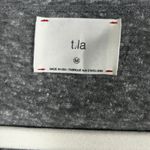 T.La Anthropologie Gray Heathered 3/4 Sleeve Scoop Neck Top Made in USA Casual Size M Photo 3