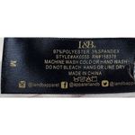 Lucky and Blessed T-Shirt Striped Size Medium Beige Blue Southwestern Santa Fe Photo 5