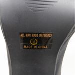 Bonnibel Black Heeled Lace Up Platform Ankle Booties Faux Leather Women's 9 Photo 7