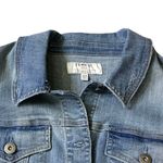Torrid Denim Jean Jacket Medium Wash Blue Stretch Trucker Slightly Distressed Photo 7