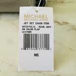 Michael Kors Jet Set Chain Pearl Grey Leather Small Shoulder Flap Shoulder Bag Photo 7