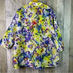 Caroline Rose Size 1X 100% Polyester Lace/Embroidered Open Front Over Photo 1