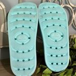 Trendy Beach Shoes Comfy Bali Platform Slides Foamy Aqua Womens 7 Sandals Blue Photo 9