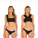 l*space L* Parker Convertible Bikini Top in Black Size D NWT Photo 1