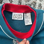 Jaclyn Smith Vintage Sport Sweatshirt & Sweatpants Set Turquoise Large Photo 4
