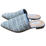 Steven By Steve Madden Steve Madden 'Steven New York Valera' blue tweed mule. Size 6 1/2 NWTSlide On Photo 1