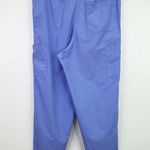 Denver Hayes Solid Blue Cargo Scrub Pants Bottoms Size XS Photo 1