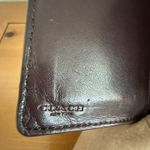 Coach  Medium Corner Zip Wallet Signature Debossed Patent Leather Pink Hue Photo 3