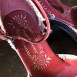 Hush Puppies  Messina red crochet Wedge heels women’s‎ Size 6.5 Photo 5