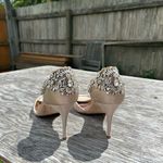 Badgley Mischka Celeste Embellished‎ Peep heels size 10 Photo 4