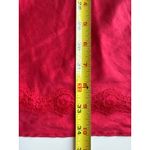 Vintage y2k Olga Red Silk and Lace Mini Slip Dress Size Large Photo 6